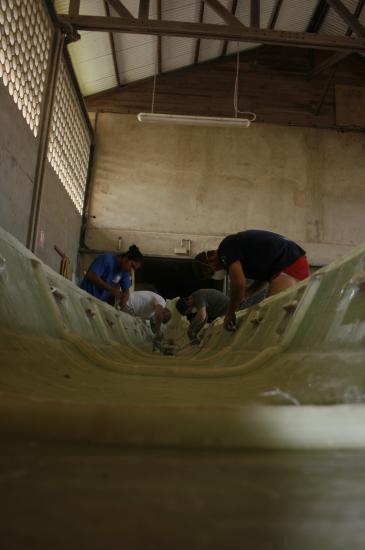 Chantier de la pirogue