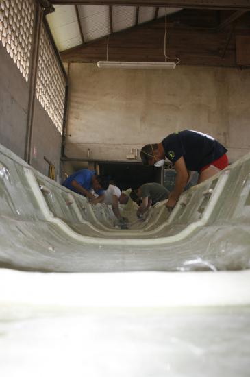 Chantier de la pirogue