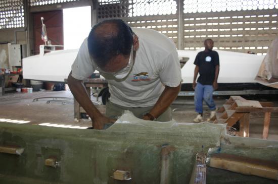 Chantier de la pirogue