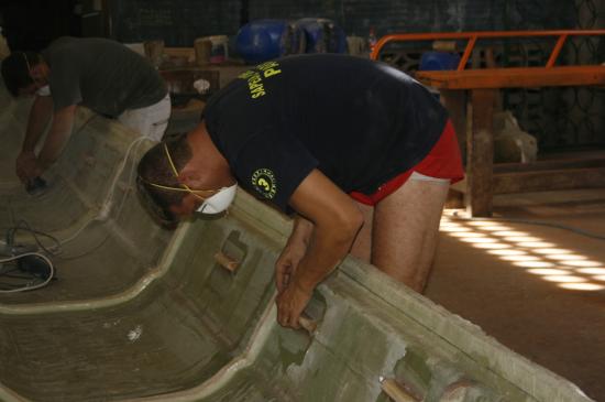 Chantier de la pirogue