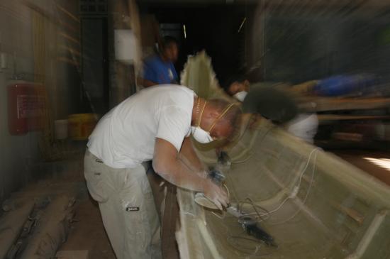 Chantier de la pirogue