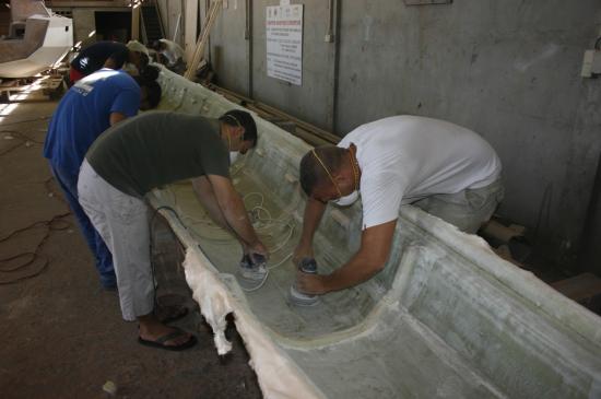 Chantier de la pirogue