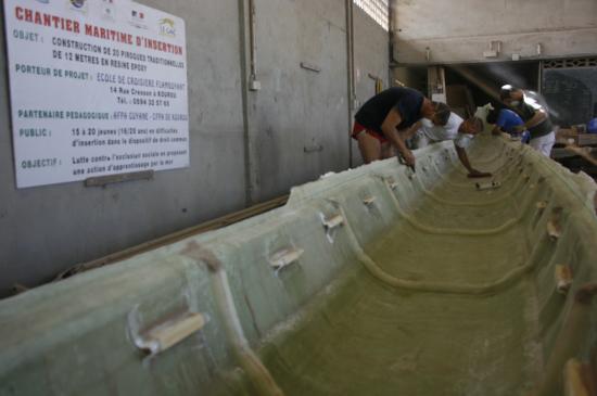 Chantier de la pirogue