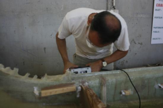 Chantier de la pirogue