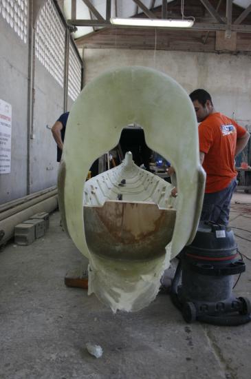 Chantier de la pirogue
