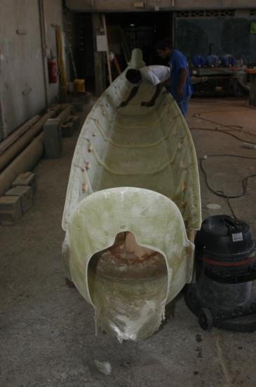 Chantier de la pirogue