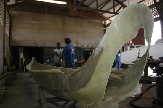 Chantier de la pirogue