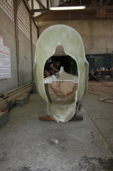 Chantier de la pirogue