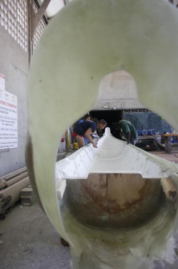 Chantier de la pirogue