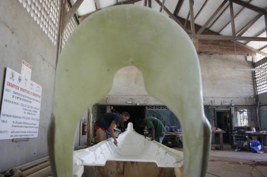 Chantier de la pirogue