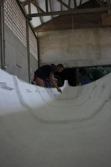 Chantier de la pirogue