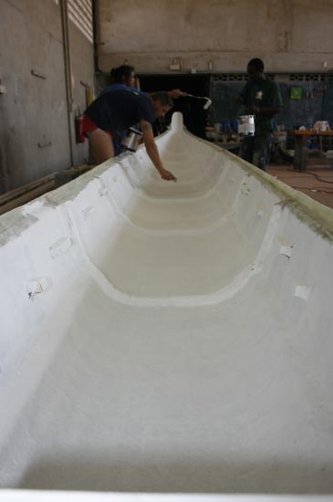 Chantier de la pirogue