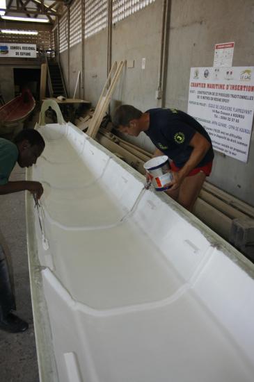 Chantier de la pirogue