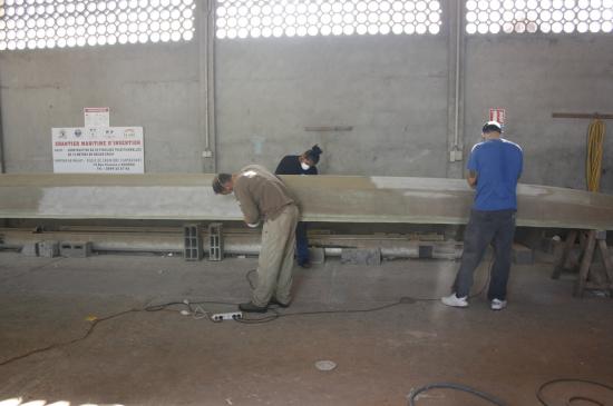 Chantier de la pirogue