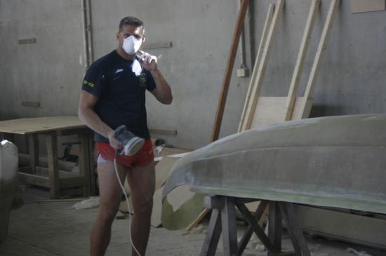 Chantier de la pirogue