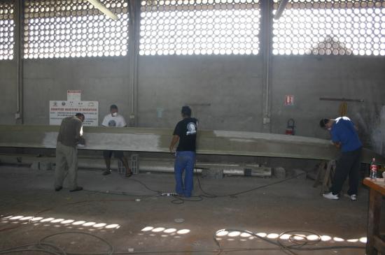 Chantier de la pirogue