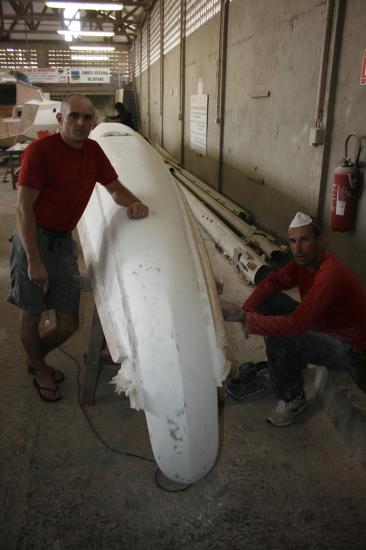 Chantier de la pirogue