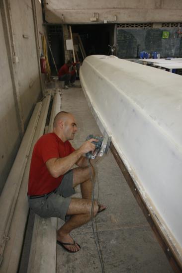 Chantier de la pirogue